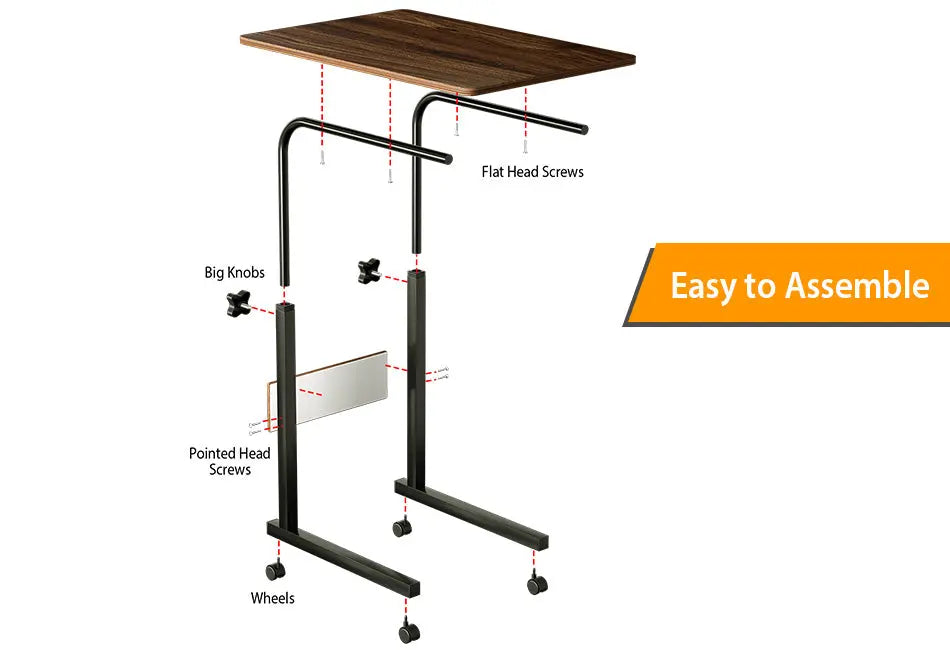 Adjustable Bedside table - Ornate Life