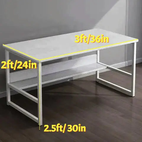 H shape Office Table Best use for study and workstation - Ornate Life