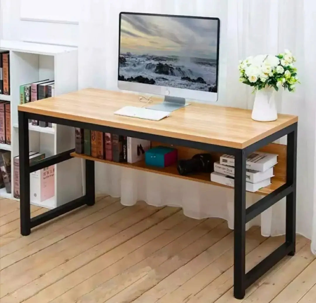 H shape Office Table Best use for study and workstation - Ornate Life