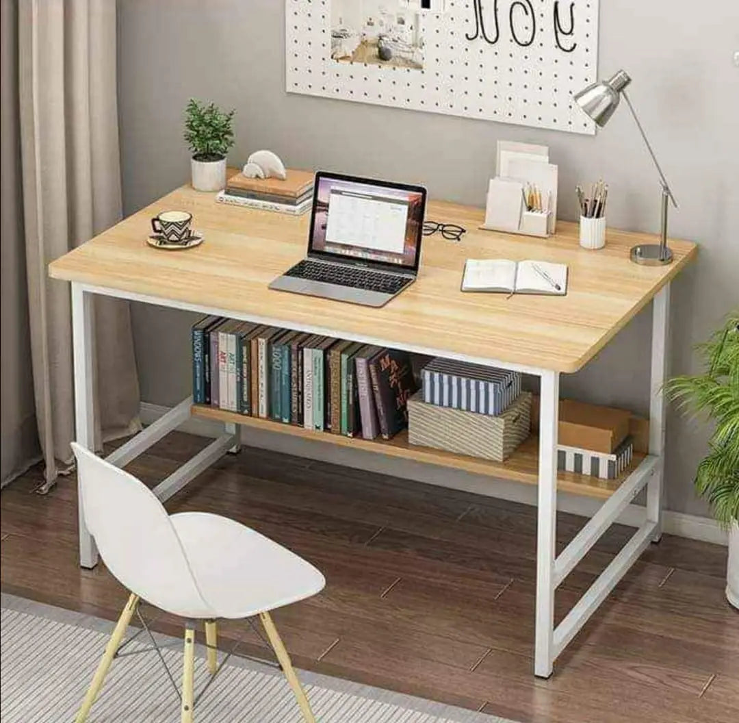 H shape Office Table Best use for study and workstation - Ornate Life
