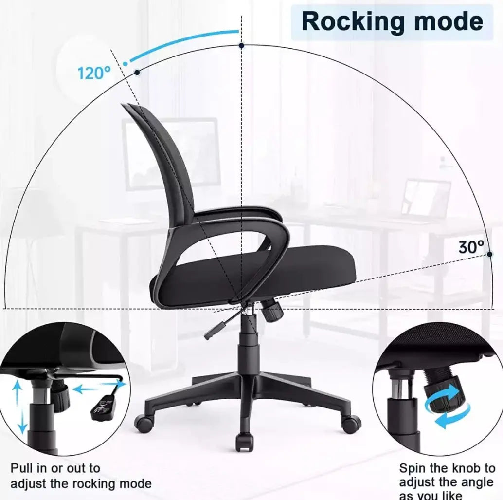 A1 Office Swivel Mesh Chair (Model MeshA15) - Ornate Life