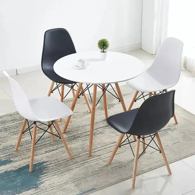 Modern Dining Chair, Shell Lounge Plastic Chair for Kitchen & Dining (Model Dining10) - Ornate Life