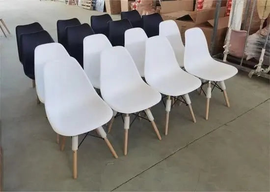 Modern Dining Chair, Shell Lounge Plastic Chair for Kitchen & Dining (Model Dining10) - Ornate Life