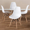 Modern Dining Chair, Shell Lounge Plastic Chair for Kitchen & Dining (Model Dining10) - Ornate Life