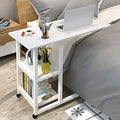 Bedside Laptop table with book shelves - Ornate Life