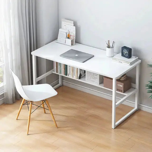 H shape Office Table Best use for study and workstation - Ornate Life